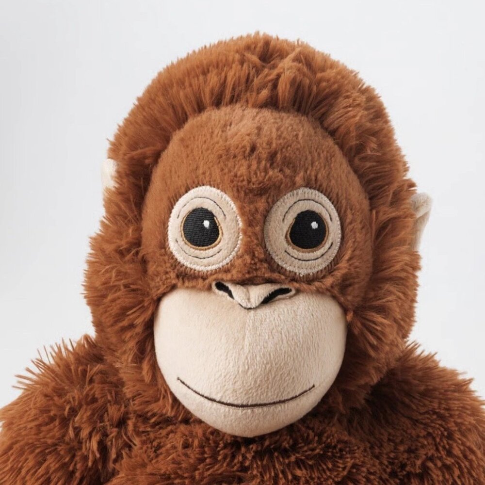 IKEA Orangutan "Punch Monkey” Plush Toy – Viral Djungelskog Stuffed Animal - Picture 4 of 7